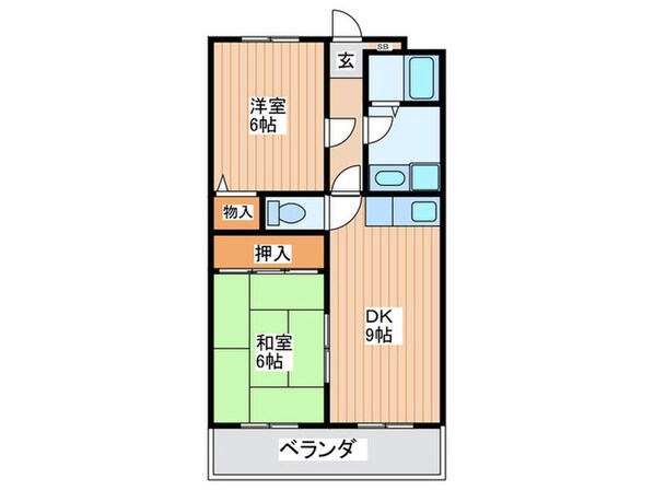 プライムハイムの物件間取画像